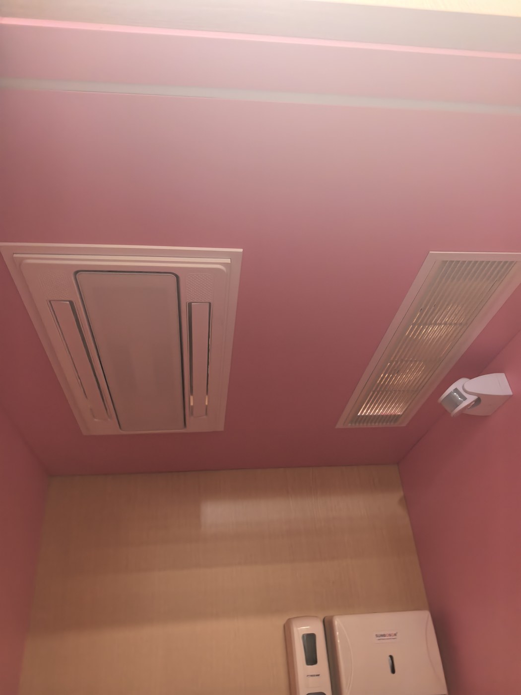 Ceiling fan unit, dual-impeller ventilator and LED warm-white light strip